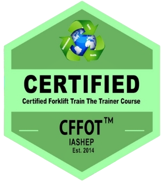 Certified Forklift Operator Train the Trainer Badge